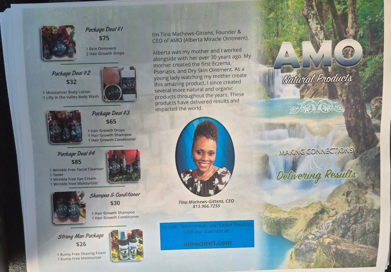 AMO Natural Products - Ministry Initiative